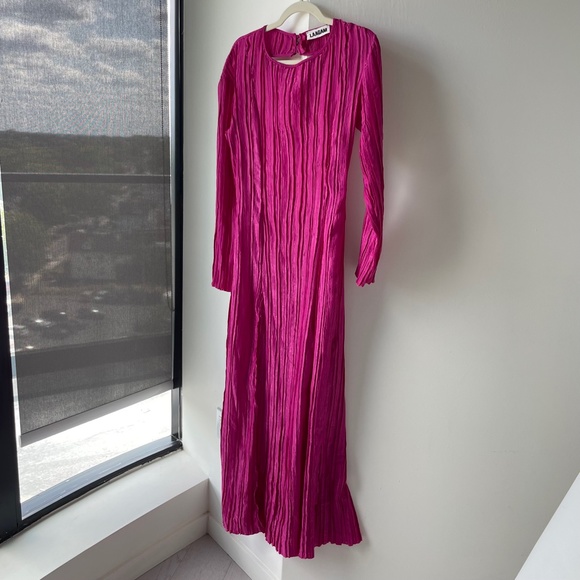 Elegant Pink Maxi Dress - Picture 5 of 12